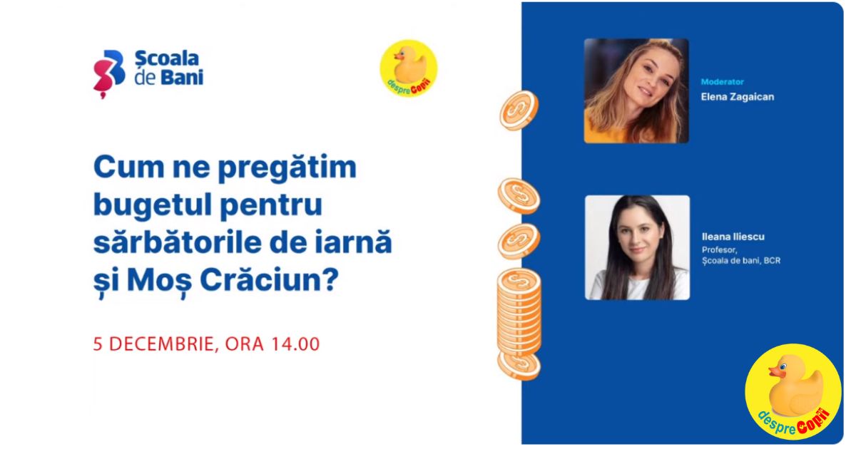 Educatia financiara -  Cum ne pregatim bugetul pentru sarbatorile de iarna si Mos Craciun?