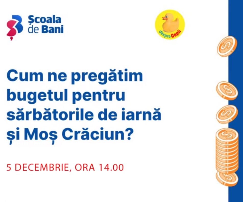 Educatia financiara: Cum ne pregatim bugetul pentru sarbatorile de iarna si Mos Craciun?