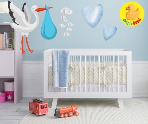 Camera lui bebe este finalizata: albastru nu e numai pentru baieti - jurnal de sarcina