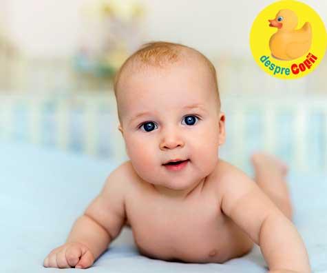 Capul bebelusului: cum evolueaza modul in care bebe isi tine capul - DIAGRAMA