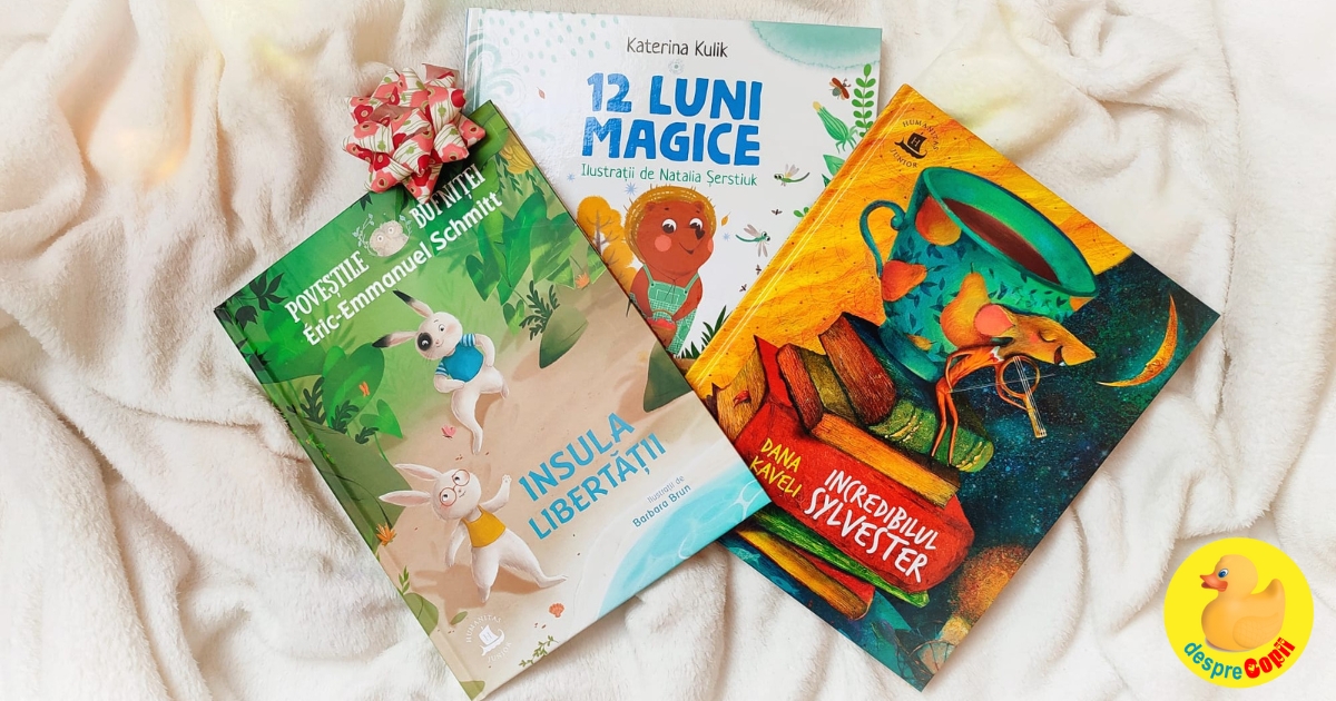 Importanta cartilor ilustrate pentru copii si 3 titluri magice care ne-au fascinat serile