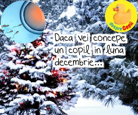 Daca vei concepe un copil in luna decembrie -  la ce trebuie sa te astepti