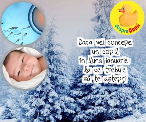 Daca vei concepe un copil in luna ianuarie -  la ce trebuie sa te astepti