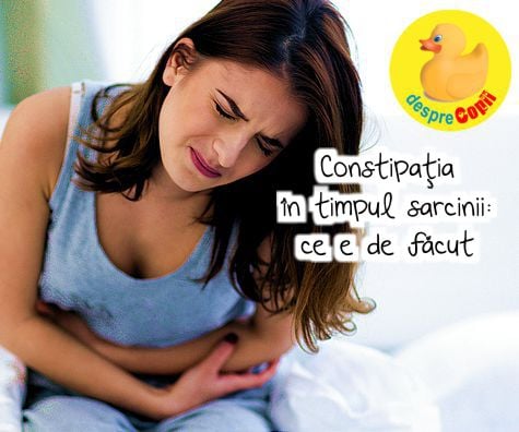 Constipatia in sarcina: ce e de facut si remedii naturale
