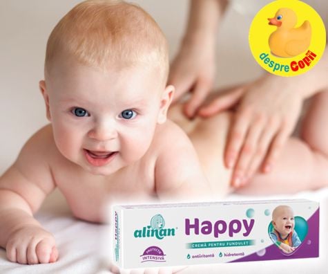 Crema de fundulet pentru un bebe fericit: Alinan Happy crema