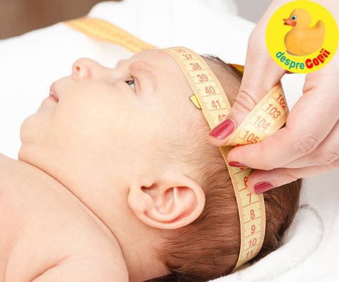 Cum creste capul bebelusului: grafice de crestere. Iata de ce este importanta aceasta monitorizare.