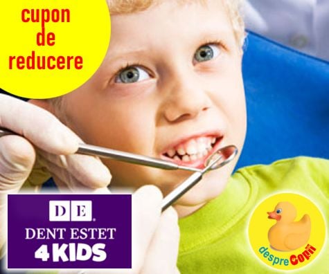 Cupon 10% reducere DENT ESTET 4 KIDS pentru Comunitatea Desprecopii