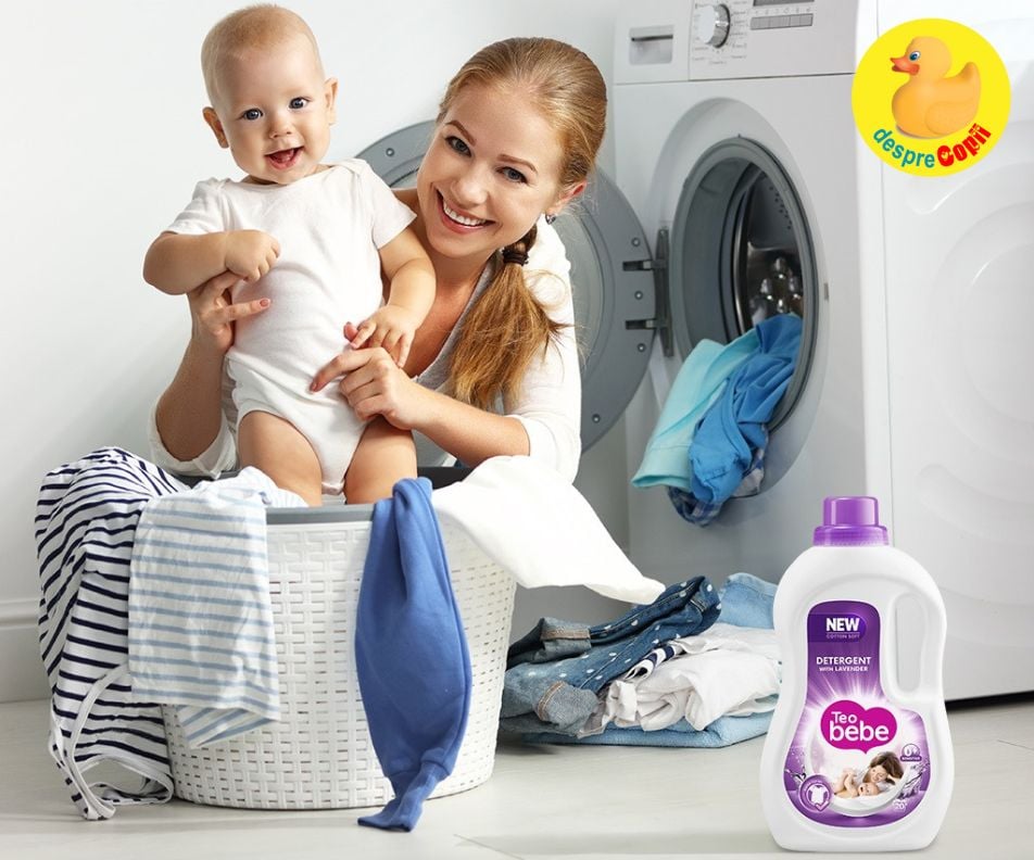 De ce e important sa folosesti detergent specializat pentru hainele bebelusului tau?