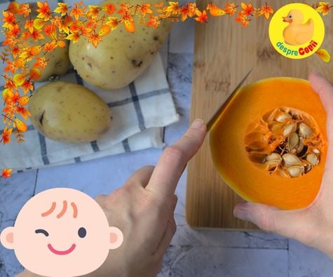 Piure de dovleac si cartof - reteta pentru bebelusi
