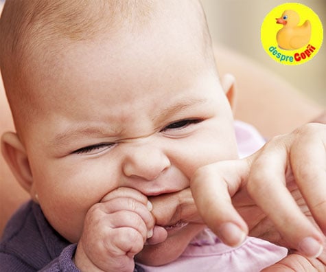 Cum tratam durerea de dintisori la bebelusi, cu ulei de cocos