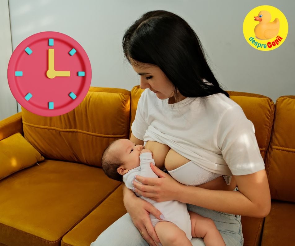 Laptele matern poate informa bebelusul ce ora din zi este
