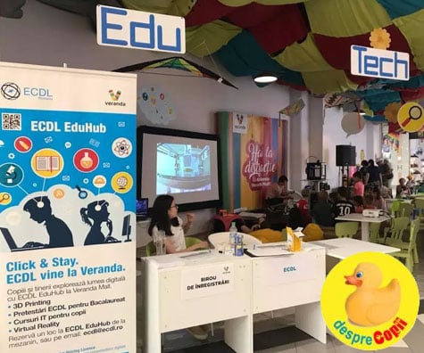 Edu Tech Kids, ateliere pentru copii organizate de ECDL la Veranda Mall