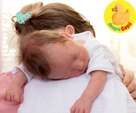 Greselile mamicilor de bebelusi: bebe nu eructeaza adica nu elimina aerul dupa ce este hranit