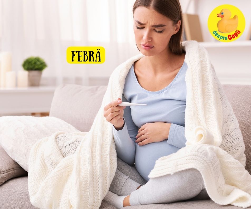 Febra in sarcina poate afecta sanatatea bebelusului - iata ce trebuie sa stii