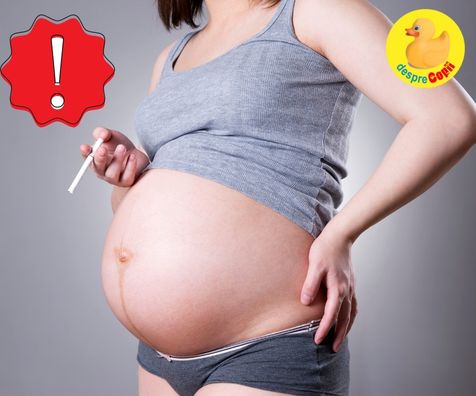 Bebelusii ale caror mame au fumat in timpul sarcinii au creier mai mic - efectele fumatului in sarcina