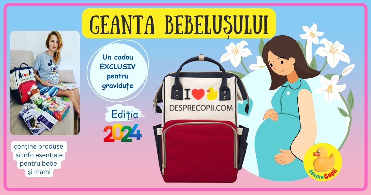 Geanta Bebelusului, cadou pentru gravidute - editia 2024 width=