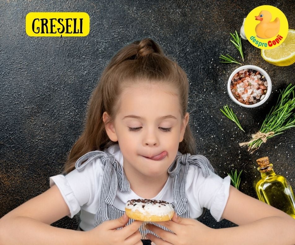 Greseli pe care le-am facut in alimentatia copilului meu: am acceptat dulciurile in casa