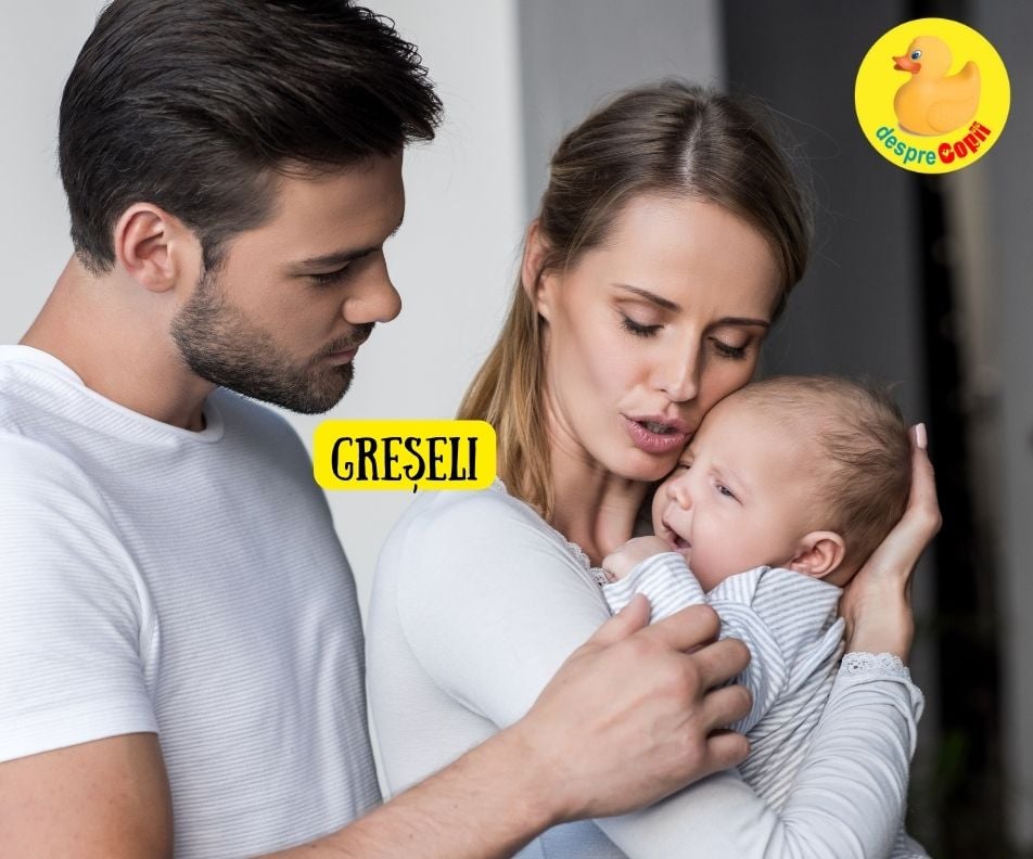 10 greseli pe care le fac parintii de bebelusi. Ai si tu un bebe? - Iata cum poti evita aceste greseli.