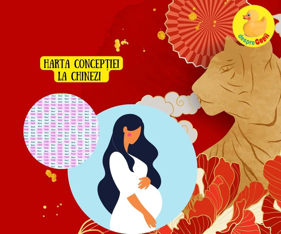 Harta conceptiei la chinezi - afla daca vei avea fetita sau baietel