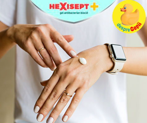 Cel mai bun dezinfectant pentru maini care nu usuca, ci hidrateaza pielea mainilor: Hexisept