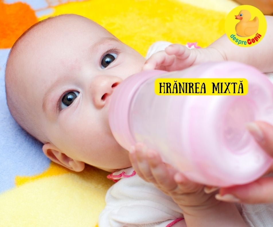 Hranirea mixta a bebelusilor cu lapte matern si lapte formula: riscurile de care tu mami trebuie sa tii cont