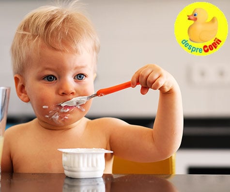 Cand putem introduce iaurt in alimentatia bebelusului? - sfatul medicului pediatru