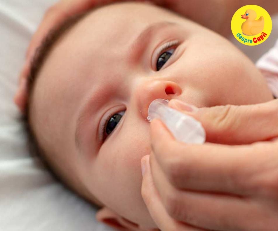 Igiena nazala a bebelusului -  cum scapam de nasul infundat? - sfatul medicului