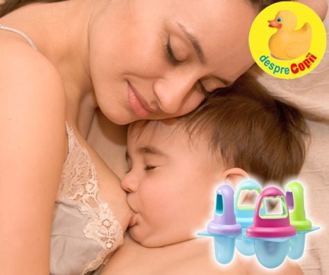 Inghetata din lapte matern: o solutie eficienta de calmare a gingiilor bebelusului