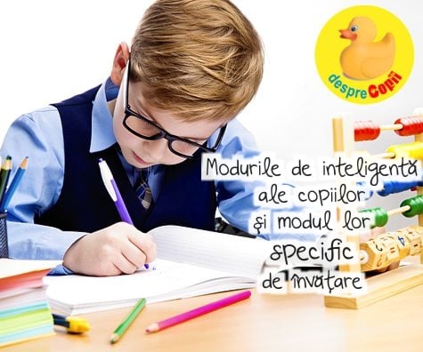 Tipurile de inteligență ale copiilor și modul lor specific de învățare