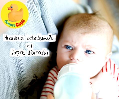 Hranirea bebelusului cu lapte formula -  puncte de luat in considerare