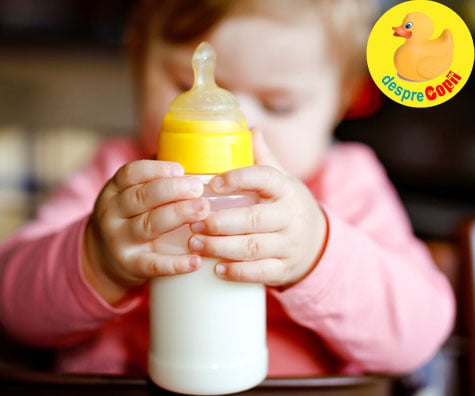 De ce lapte formula si nu lapte de vaca? Iata ce e mai bine pentru un bebelus si de ce