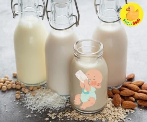 Laptele vegetal: cel mai bun lapte vegetal pentru sugari si copii mici - ce variante alegem
