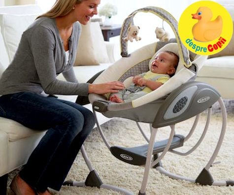Leaganul pentru bebelusi: pentru minutele de relaxare care conteaza pentru bebe si mami