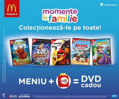 Momentele in familie sunt momente de colectie cu noua oferta de la McDonald’s