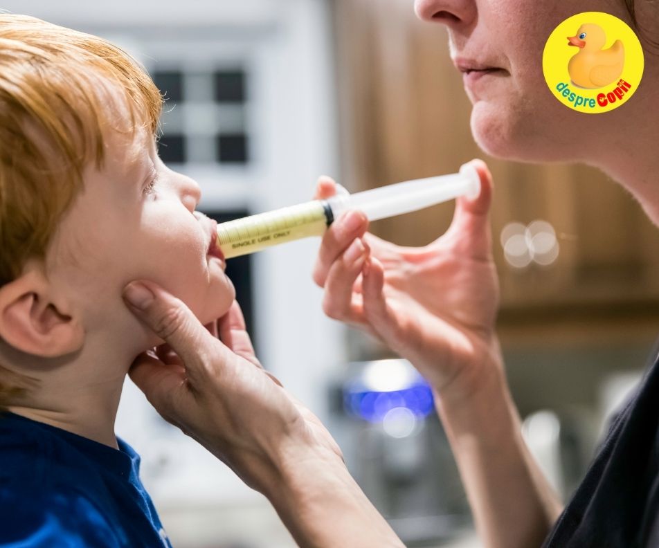 Sugari si copii: lucruri de retinut cand administram medicamente copiilor