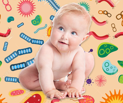 Burtici Fericite | Microbiota intestinala la nou-nascut, cum pot ajuta probioticele tranzitul intestinal