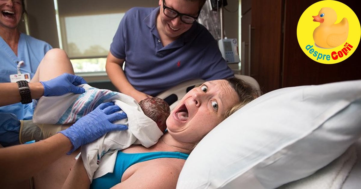 15 momente amuzante ce pot avea loc în timpul nașterii bebelușului 🤣