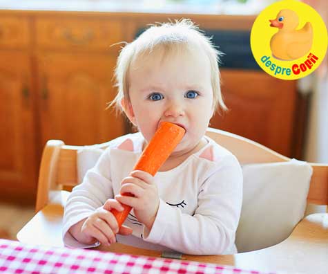 Morcovul in alimentatia bebelusului: cand il putem oferi bebelusului si ce calitati are