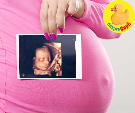Morfologia din trimestrul III de sarcina. Bebe ma astepta cu manutele la fata dar cu capusorul deja in jos, pregatit de nastere- jurnal de sarcina