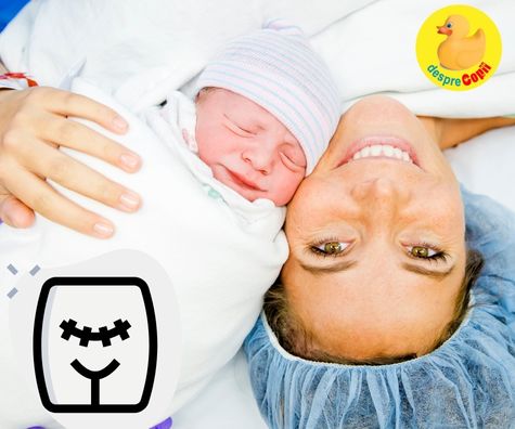 Nasterea prin cezariana la maternitatea Elena Doamna din Iasi: bebe avea circulara de cordon - experienta mea