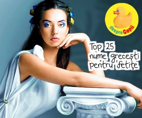 Top 25 nume grecesti pentru fetite - nume cu energie mitologica