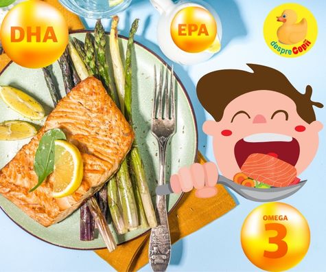 Omega 3 si copiii. Importanta acestui nutrient esential pentru sanatatate si cele mai bune surse naturale de omega-3