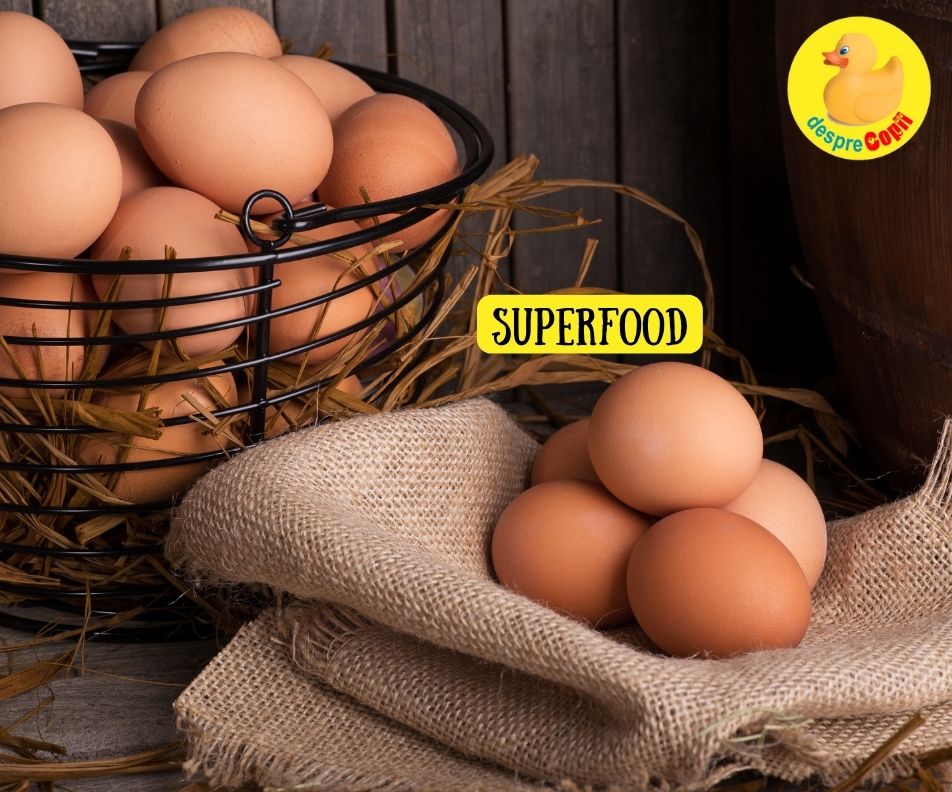 Oul: alimentul superfood pentru o zi plina de energie dar cate oua putem da copiilor?