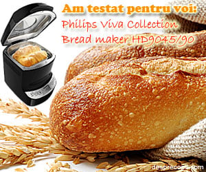 Philips Viva Collection Bread maker HD9045/90, stie secretul painii de casa