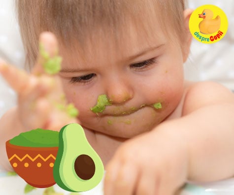 Piure de avocado - reteta care poate fi prima masa a diversificarii lui bebe
