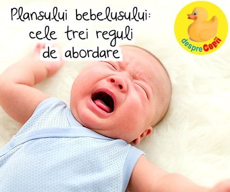 Plansului bebelusului -  cele trei reguli de abordare