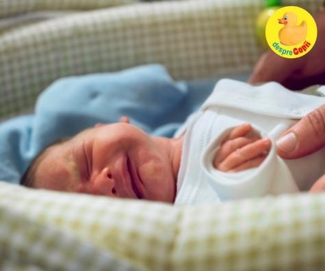Prima saptamana acasa cu un nou-nascut: Ce transmite copilul prin plans?