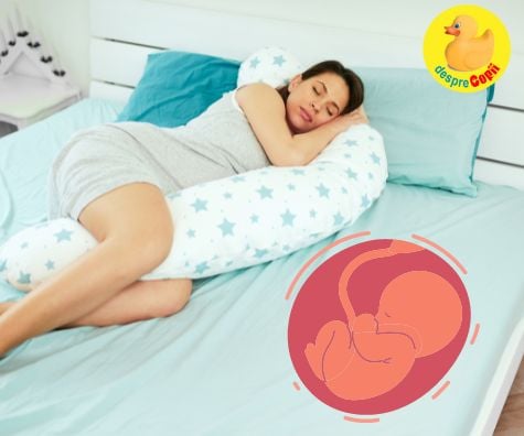In pregatirea nasterii: cea mai buna pozitie de dormit pentru a ajuta bebelusul sa se intoarca din prezentatia pelviana