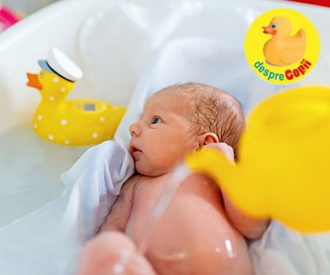 5 lucruri despre prima baie a bebelusului tau
