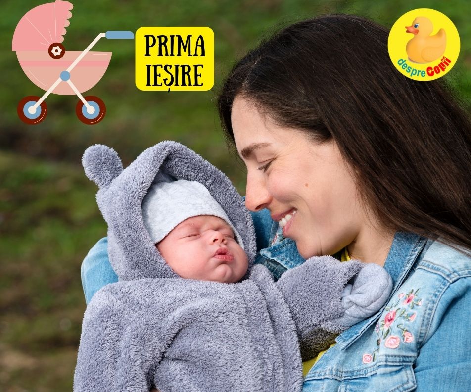 Fricile mamicilor la prima iesire afara a nou-nascutului - ce e bine de stiut